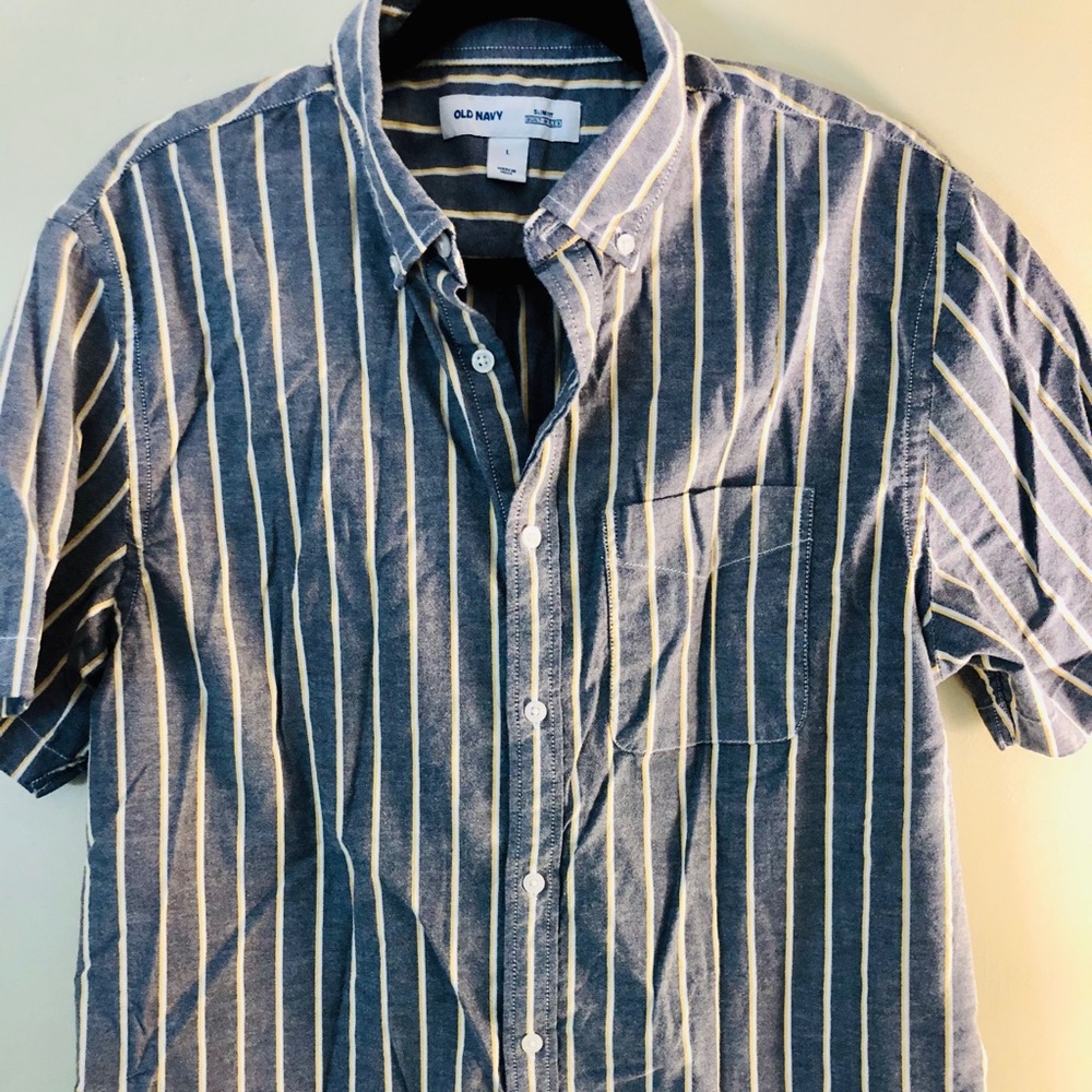 MENS SHORT SLEEVE BUTTON DOWN